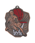 Medal metalowy brązowy KOSZYKÓWKA M11/B