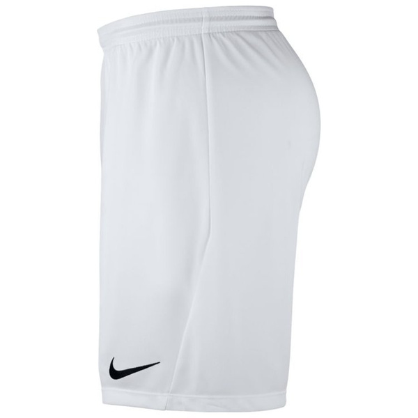 Spodenki męskie sportowe Nike Dri-FIT Park III białe poliestrowe