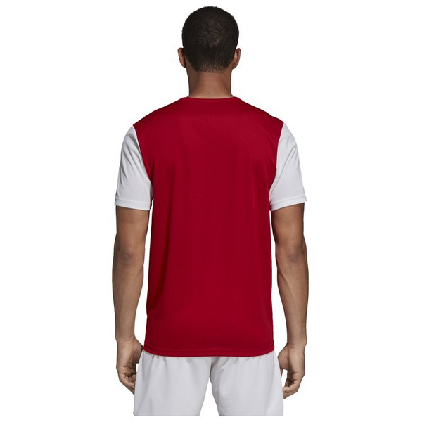 Koszulka dziecięca adidas  Estro 19 czerwona poliestrowa