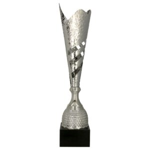 Puchar metalowy srebrny uniwersalny 3161 wys 40,5cm