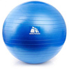 Piłka gimnastyczna fitness METEOR z pompką niebieska 65 cm
