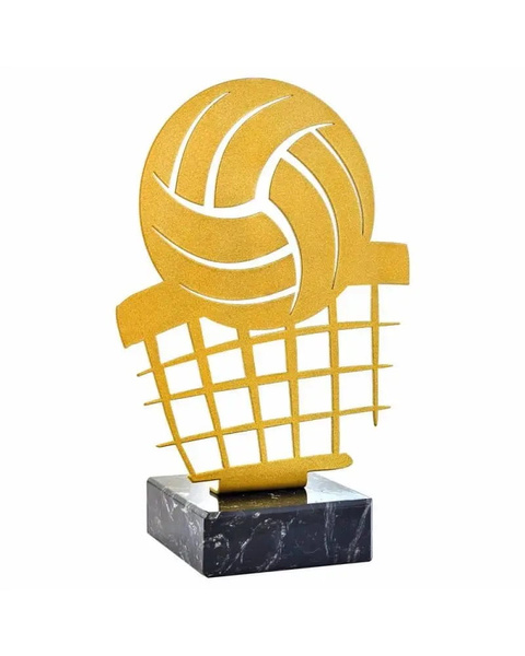 Statuetka metalowa złota SIATKÓWKA 4338