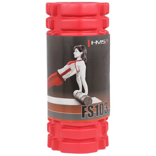 Wałek Roller HMS Fitness FS103 33cm czerwony