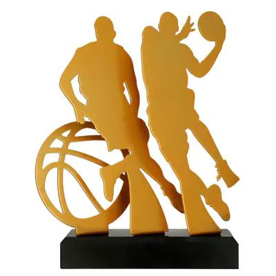 Statuetka metalowa złota KOSZYKÓWKA TM-002-BAS