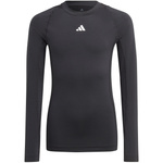 Koszulka dla dzieci adidas Techfit Aeroready Long Sleeve Tee czarna IA2025