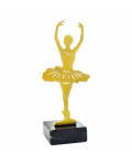 Figurka metalowa balerina TANIEC 4307