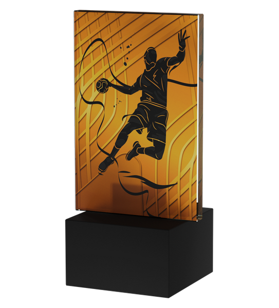 Trofeum szklane  12cm - PIŁKA RĘCZNA - AG1-12/HAN