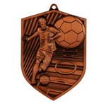 Medal metalowy brązowy PIŁKA NOŻNA MD8060/B