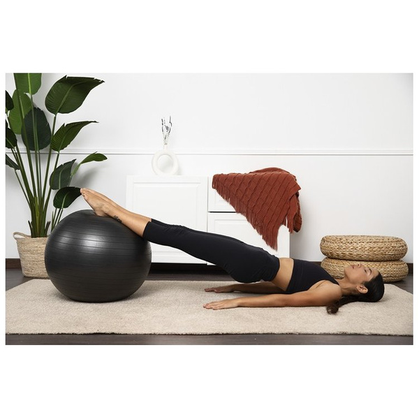 Piłka gimnastyczna 65cm z pompką Trizand 19182