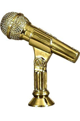 Figurka plastikowa mikrofon T F174