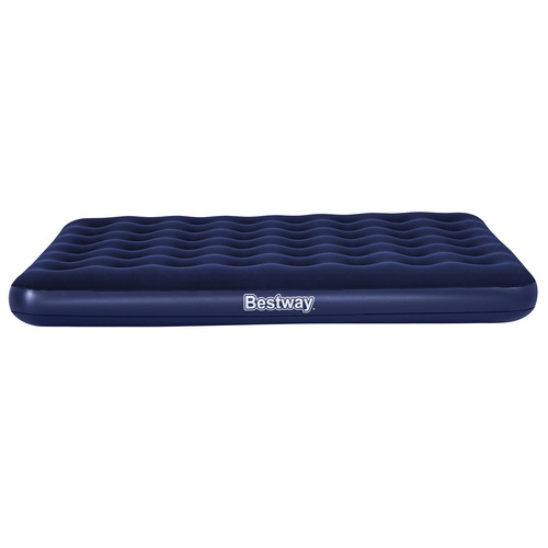 Materac welurowy dwuosobowy 203x152x22cm BESTWAY granatowy