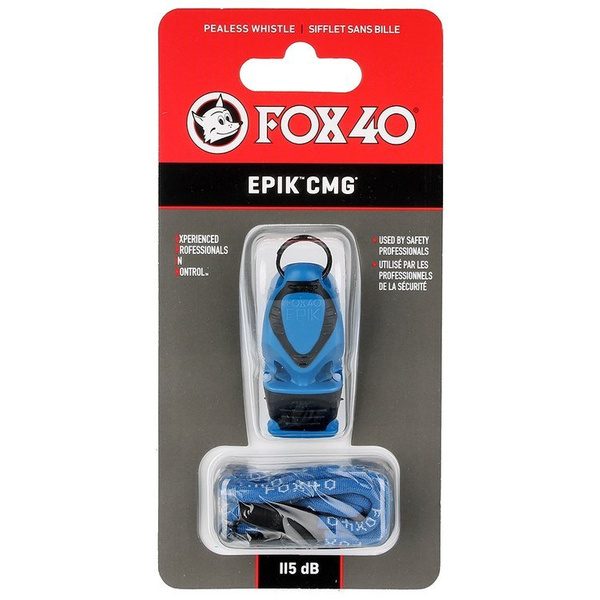 Gwizdek Fox-40 Epik niebieski bezkulkowy