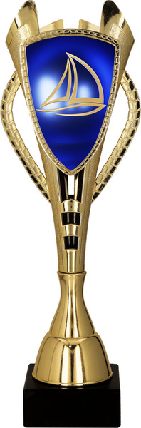 Puchar plastikowy złoty - ŻEGLARSTWO H-41,5cm 7243/SAI-B