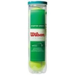 WILSON Piłka Do Tenisa Ziemnego STARTER GREEN 4 PAK WRT137400