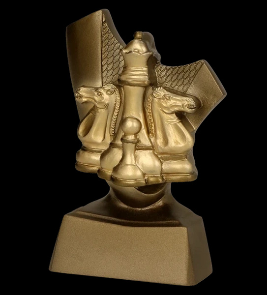 Statuetka odlewana - szachy