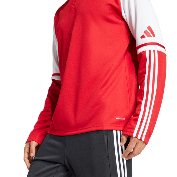 Bluza męska adidas Squadra 25 Training Top czerwono-biała JD2984