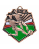 Medal metalowy brązowy PIŁKA NOŻNA M98/B