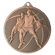 Medal brązowy, stalowy Biegi średnica 45 mm
