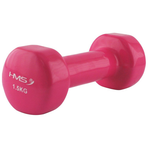 Ciężarek hantelek żeliwny  winylowy 17023 1.5kg HMS