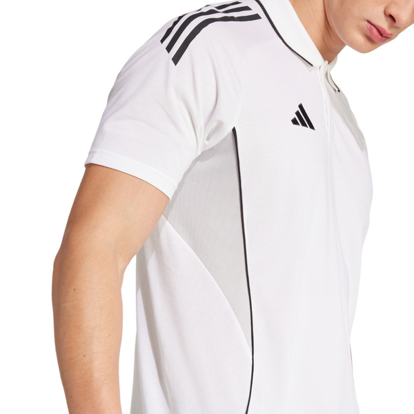 Koszulka męska adidas Tiro 25 Competition Polo biała JY1807