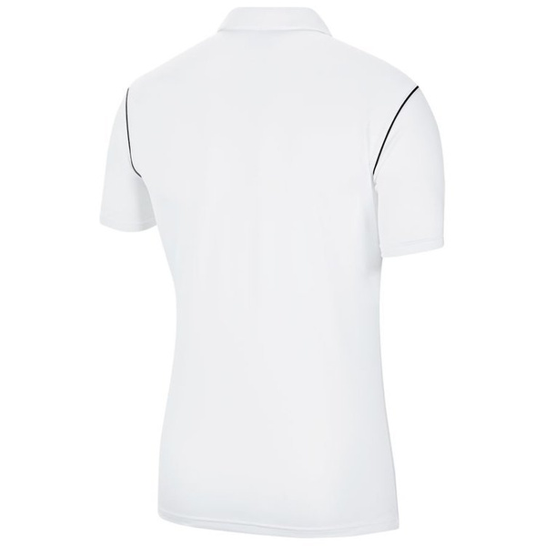 Koszulka dziecięca Nike Dri-FIT Park Polo biała poliestrowa