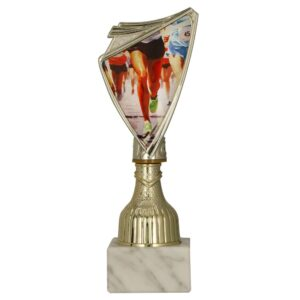 Trofeum plastikowe złote BIEGANIE 9297/RUN-A