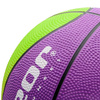 Piłka koszykowa Meteor Layup 3 zielono-fioletowa 07066
