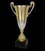 Puchar metalowy złoto-srebrny - BALTA H-62,5cm, R-220mm 2071B