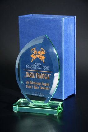 Trofeum szklane T G010