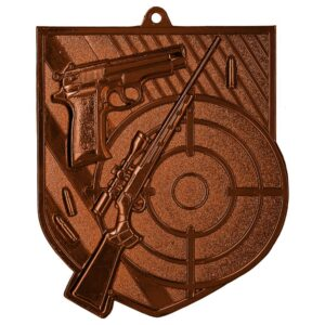 Medal metalowy brązowy STRZELECTWO MD8063/B