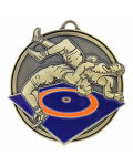 Medal metalowy złoty ZAPASY M107/Z