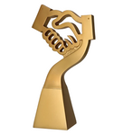 Statuetka odlewana 23cm - GRATULACJE - RP5014-23/G