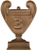 Medal metalowy brążowy Numer 3 CUP3
