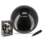 Piłka gimnastyczna fitness HMS YB01 75cm czarna