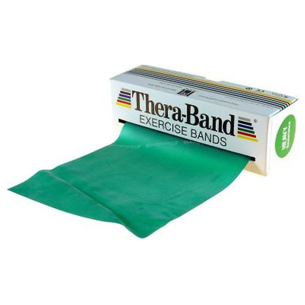 Thera Band® Taśmy Rehabilitacyjne Fitness 1,5 m zielona, mocna 20244