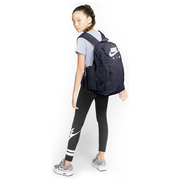Plecak sportowy, szkolny Nike Elmntl GFX granatowy BA6032 451