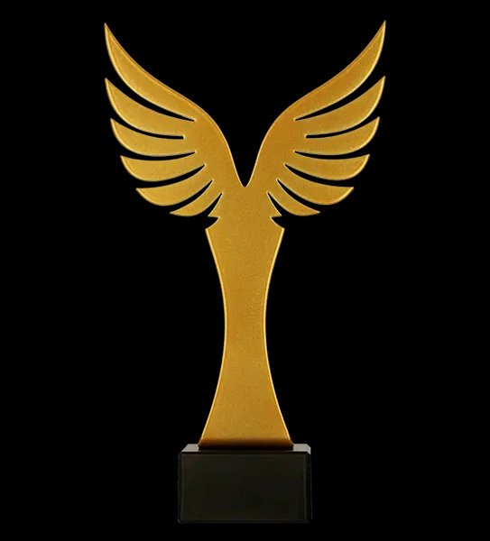 Trofeum metalowe z marmurową podstawą - Zwycięstwo 2