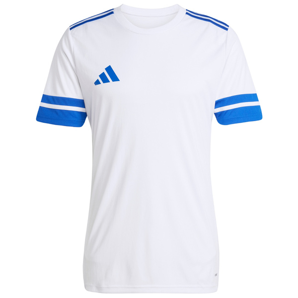 Koszulka męska adidas Squadra 25 biało-niebieska JG5827