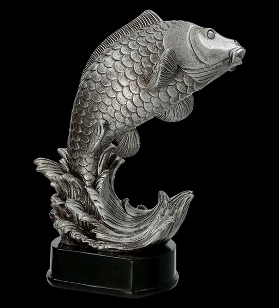 Statuetka odlewana 25cm - RYBA - RFST3020-25/S