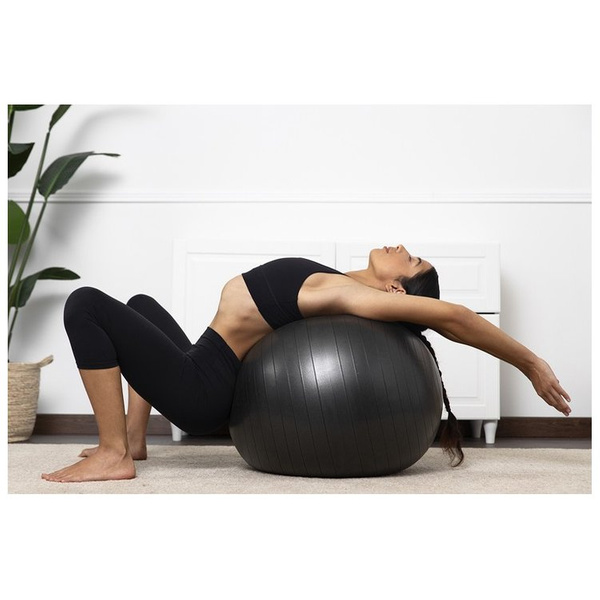 Piłka gimnastyczna 65cm z pompką Trizand 19182