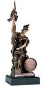 Statuetka Tryumf RFST2021-47BR brązowa strażak okolicznościowa