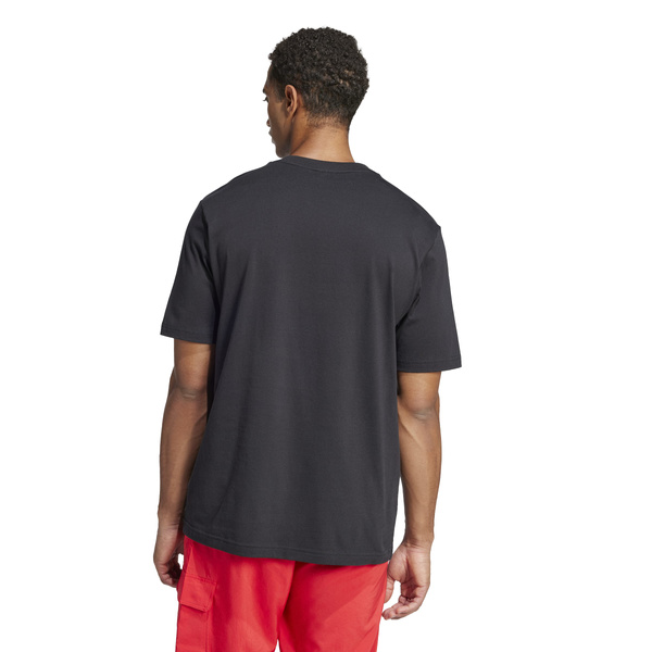 Koszulka męska adidas ESSENTIALS czarna bawełniana