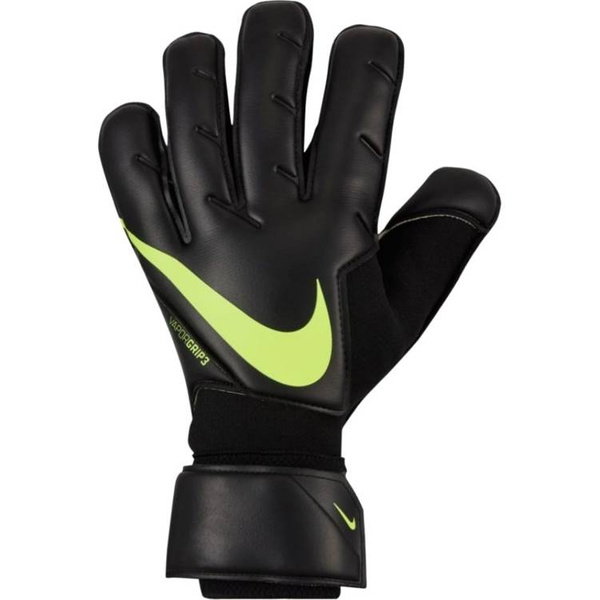 
               Rękawice bramkarskie Nike Goalkeeper Vapor Grip 3 czarno-zielone CN5650 013
            