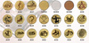Emblemat aluminiowy Tryumf D1 złoty/srebrny/brązowy średnica 25mm sportowy