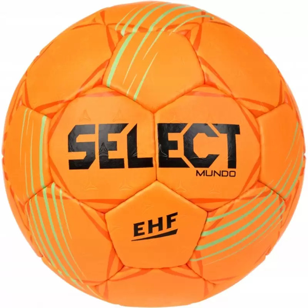 Piłka ręczna Select Mundo pomarańczowo-czerowna