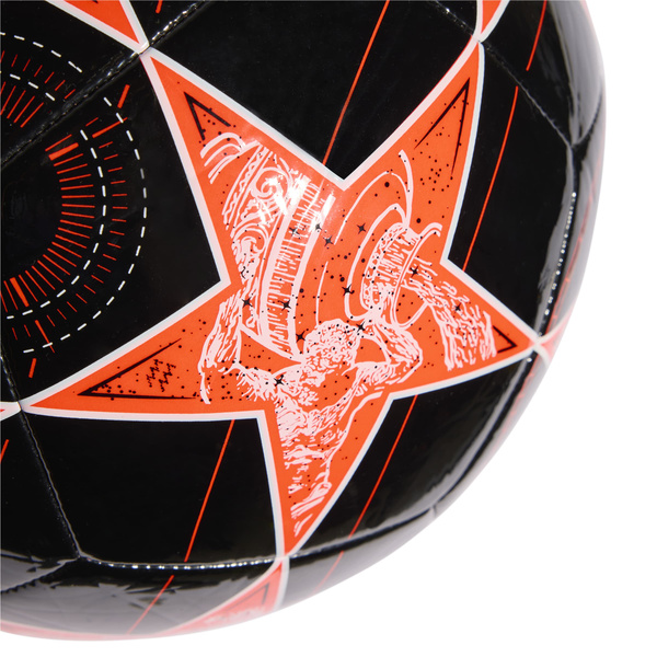 Piłka nożna adidas UCL Club 25/26 League Stage czarno-czerowna