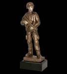 Statuetka odlewana - żołnierz