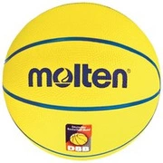 Piłka do mini koszykówki Molten LIGHT 290g żółta SB4-DBB