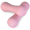 SPOKEY Zestaw Hantli Neoprenowych 2x0,5 kg BONE różowe