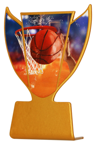 Statuetka metalowa złota KOSZYKÓWKA SL-BAS